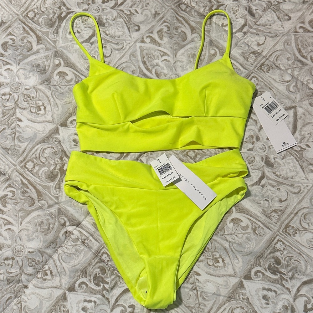 Rip Curl Neon Yellow Bikini Set